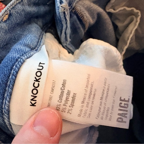 Paige Flaunt Knockout Curvy High Waist Straight Leg Jeans - Picture 3 of 5